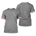 Gray First Dad Now Grandpa Golf Polo Shirt, Mens Golf Polo, Printed Golf Shirts