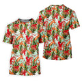 Tropical Cephalopods Among Seaweed  Hawaiian Golf Polo, Golf Tops For Men, Golfing Apparel