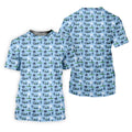 Funny Golf Cart Couple Pattern Men's Golf Shirt, Hawaiian Golf Shirt, Golf Apparel For Men
