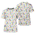 Funny Stick Figure Autism Puzzle Polo Shirts For Men, Autism Awareness Golf Shirt, Golfing Apparel