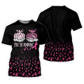 Save The Pumpkins Skeleton Breast Cancer Polo Shirt, Mens Golf Polo, Printed Golf Shirts