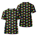 It's Okay To Be Different Autism Puzzle Women's Golf Tops, Autism Awareness Colors Ladies Golf Polos