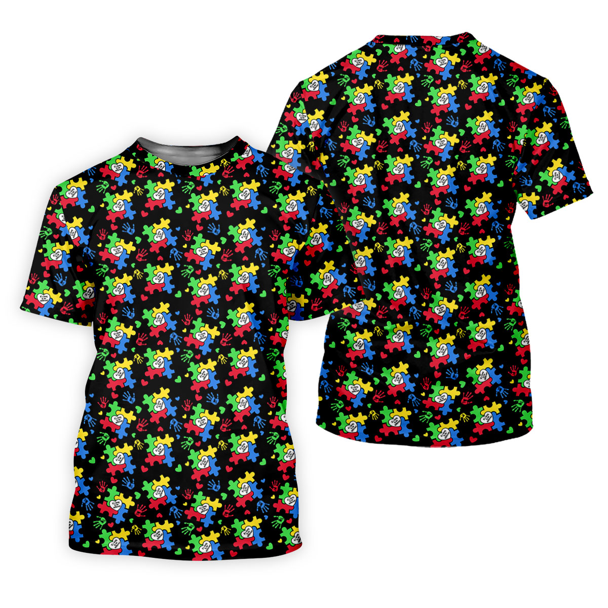 It's Okay To Be Different Autism Puzzle Women's Golf Tops, Autism Awareness Colors Ladies Golf Polos
