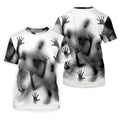 Haunted Shadow Silhouette Golf Polo Shirt, Women's Golf Polo, Ladies Golf Shirts