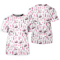 Pink Golf Cart Ribbon Breast Cancer Polo Shirt, Womens Golf Polo, Golf Tops For Women