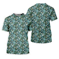 Dinosaur Head Tropical Vibe Women's Golf Tops, Women's Polo Shirt, Ladies Golf Shirts
