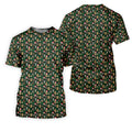 Six Seven Funny Christmas Green Golf Tops For Men, Christmas Golf Shirt, Men Golf Apparel