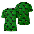 Green Witch Bubble Pattern Halloween Polo Shirt, Ladies Golf Shirts, Golf Polo For Women