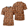 Southwest Desert Taco Skull Pattern Hawaiian Golf Shirt, Golf Tops For Women, Performance Golf Shirt