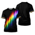 Rainbow Galaxy LGBT Support Gradient Ladies Golf Tops, Pride Month Golf Shirt For Women