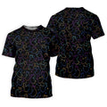 Neon Rubber Duck Pattern Golf Shirt, Ladies Golf Tops, Hawaiian Golf Shirt, Golf Tops For Women