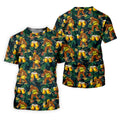 Funny Sasquatch Holding Beer Mugs Hawaiian Golf Polo, Golf Tops For Women, Golfing Apparel