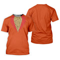 Orange Tuxedo Fun Women's Golf Shirts, Retro Golf Shirt, Ladies Golf Tops