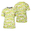 Vintage Margarita Cocktail Lime Pattern Golf Shirt, Mens Golf Shirts, Golf Apparel For Men