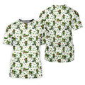Funny Leprechaun Golf And Beer Green Shamrocks St Patrick's Day Golf Shirt, Women's Golf Shirts, Ladies Golf Polos