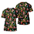 Funny Santa Claus Golf Pose Golf Tops For Men, Polo Shirts For Men, Christmas Golf Shirt, Mens Golf Gift
