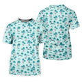 Tropical Beach Golf Paradise Polo Shirt, Ladies Golf Tops, Women's Golf Apparel