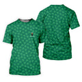 Vitamin G Shamrock Pattern Golf And Beer Green Golf Shirt, St Patrick's Day Golf Shirt, Women's Golf Shirts
