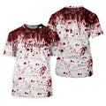 I'm Fine Bloody Splatter Halloween Golf Polo Shirt for Men, Mens Golf Shirts, Golf Apparel For Men