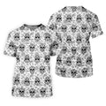 Sugar Skull Paisley Pattern Golf Polo Shirt, Ladies Golf Shirts, Women's Golf Apparel