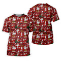 Funny Christmas Golf Polo Shirts, Christmas Golf Shirt, Women's Golf Tops, Ladies Golf Shirts