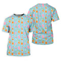 Tropical Cocktail Drinks Pattern Golf Shirt, Mens Golf Shirts, Golf Apparel For Men