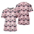 Coquette Pumpkin Boo Pink And Black Cute Golf Outfit, Fun Women's Golf Shirts, Ladies Golf Polos
