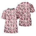 Cute Piglets Wearing Sunglasses Hawaiian Golf Polo, Golf Tops For Men, Funny Golf Shirt, Golfing Apparel