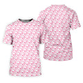 Hope Love Faith Pink Ribbon Breast Cancer Golf Shirt, Men's Golf Shirt, Mens Golf Apparel
