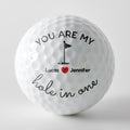 You Are My Hole In One Custom Golf Ball, Valentine's Day Gifts, Gift For Golfer
