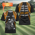 I Hate Golf Custom Men's Golf Polo Shirt, Funny Golf Shirt, Gift For Golfer