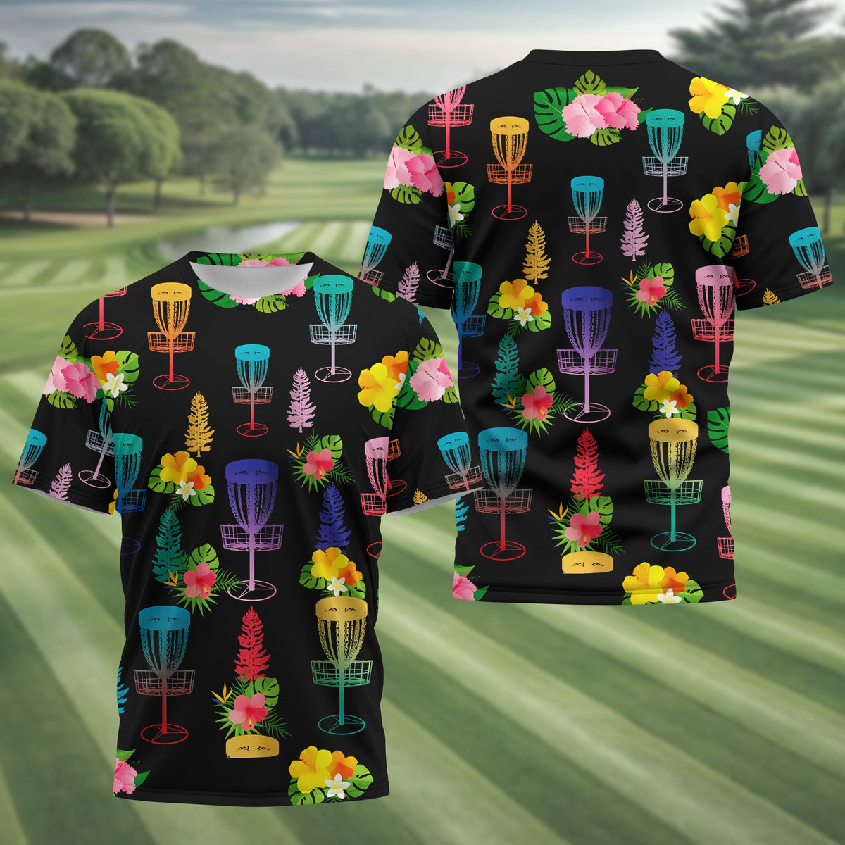 Disc Golf Custom Golf Polo Shirt, Gift For Golfers, Golf Gift For Men