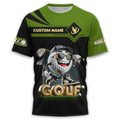 Funny Golf Ball Shirt, Custom Men's Golf Polo Shirt, Golfing Apparel, Funny Golf Polos, Gift For Golfers