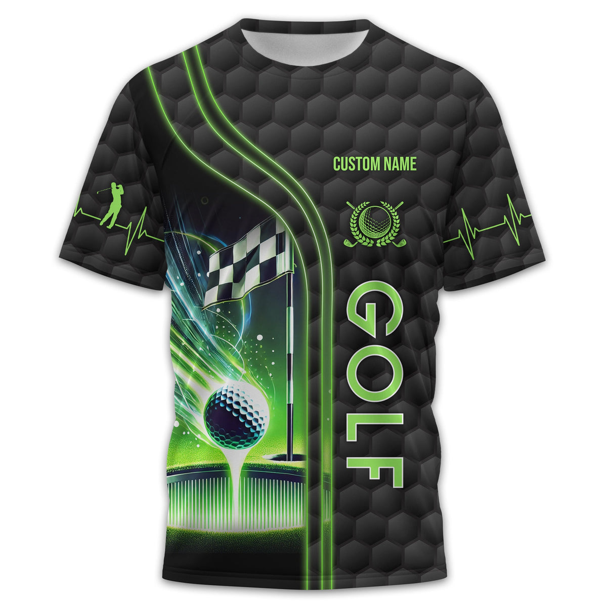 I Hate Golf Nice Shot I Love Golf, Personalized Golf Shirt, Unique Gift For Golfer, Funny Golf Polo Shirt