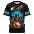 Skull Magician Custom Golf Polo Shirts, Gift For Golfers, Golf Gift Ideas