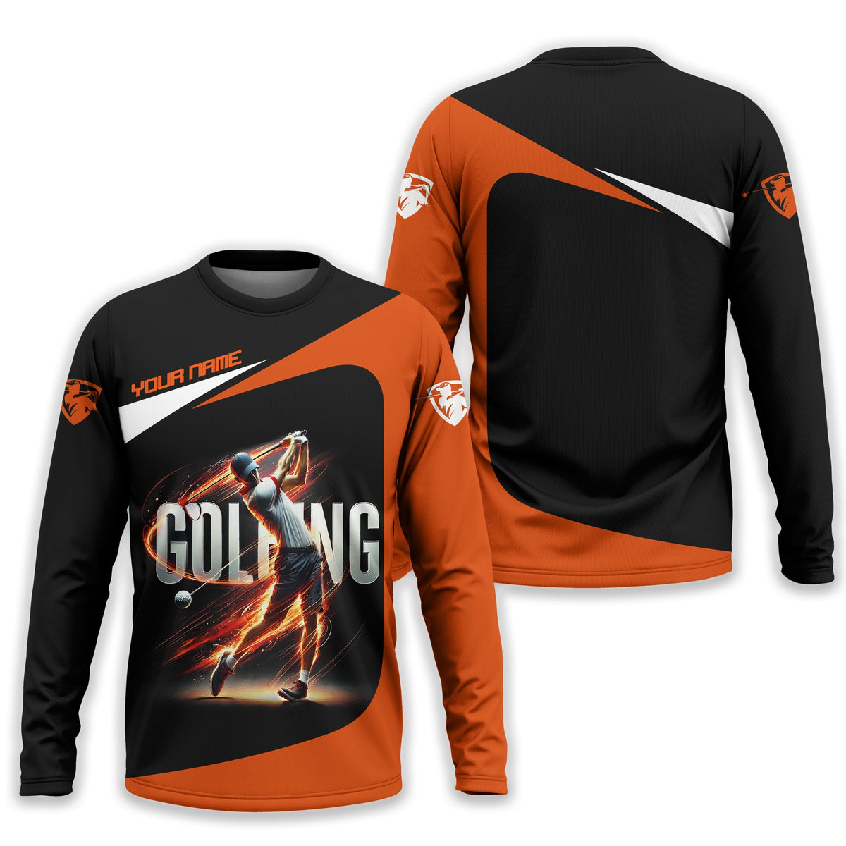 Golfing Swing Customize Golf Polo Shirt, Golfing Apparel, Gift For Golfers