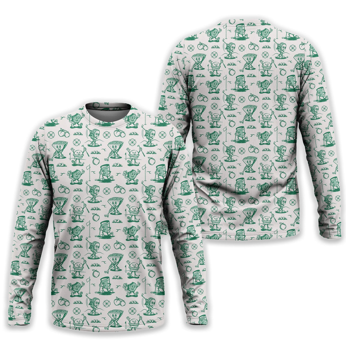 Breakfast Balls Men's Golf Polo Shirt, Golfing Apparel, Gift For Golfers
