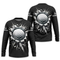 Personalized Black Golf Polo Shirt, Golf Shirt, Gift For Golfers