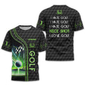 I Hate Golf Nice Shot I Love Golf, Personalized Golf Shirt, Unique Gift For Golfer, Funny Golf Polo Shirt