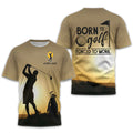 Born To Golf Forced To Work Custom Golf Polo Shirt, Golf Shirt, Gift For Golfers