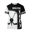 Golf Swing Personalize Name Golf Polo Shirt, Golf Apparel, Golf Gift For Men