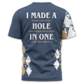 I Made A Bogey Personalized Golf Polo Shirt, Golf Shirt For Men, Gift For Golfers