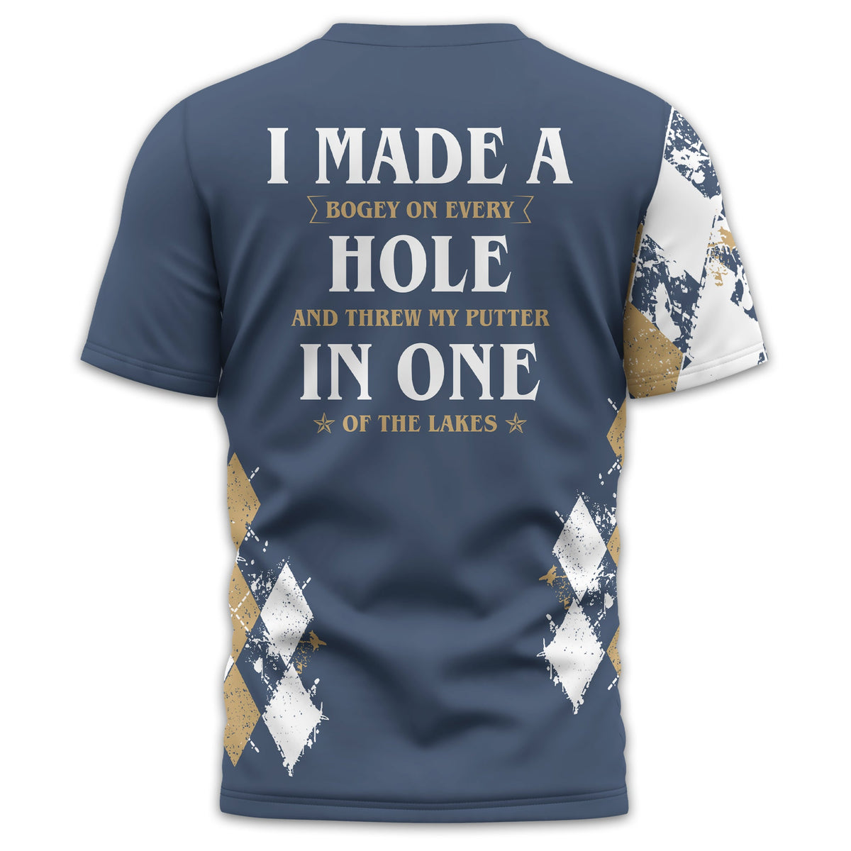 I Made A Bogey Personalized Golf Polo Shirt, Golf Shirt For Men, Gift For Golfers