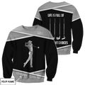 Personalize Name Golf Polo Shirt, Golf Apparel, Golf Gift For Men