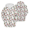 Bigfoot Golfer Pattern Men's Golf Shirt, Golf Polo Shirts For Men, Mens Golf Apparel