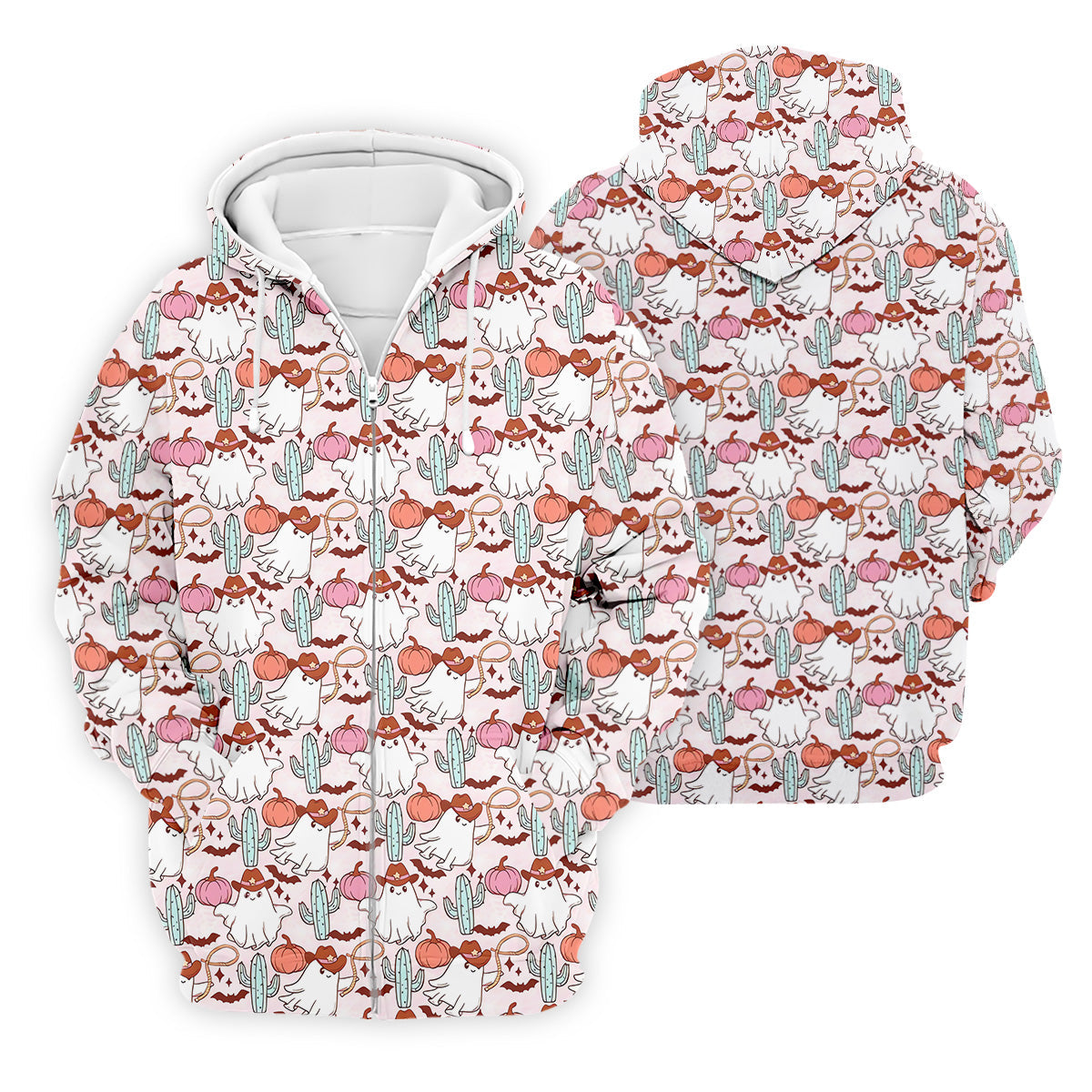 Cowboy Ghost Howdy Halloween Fun Golf Shirts For Men, Polo Shirts For Men, Golfing Apparel