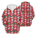 Ho Ho Ho Santa Snowman Men's Golf Polo Shirts, Christmas Golf Shirt, Polo Shirts For Men