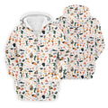 Golf Equipment Cart Ball Pattern Polo Shirt, Mens Golf Polo, Printed Golf Shirts