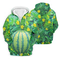 Funny Watermelon Belly Illusion Golf Polo Shirt, Mens Golf Polo, Hawaiian Golf Shirt