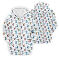 Christmas Characters Golf Pose Men's Funny Golf Shirts, Christmas Golf Shirt, Polo Shirts For Men
